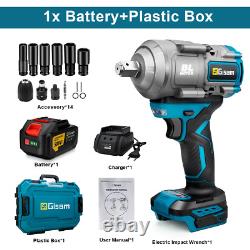 Gisam Cordless Electric Drill-Screwdriver, 18v, Torque 2000 N.m, Battery