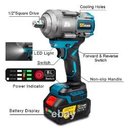Gisam Wireless Electric Screwdriver, 18V, Torque 2000 N.m, Battery