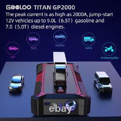 Gooloo Gp2000 Booster Battery 2000a Starter Jump Starter Car Starter