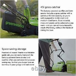 Greenworks Gd40sc36 G Max 40v Rasenvertikutierer Battery, Without & Charger