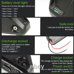 Hailong 4-pin 36V13Ah e-bike Electric Bike Battery with 2A EU Charger