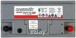 Hankook Battery Discharge Xv110 Slow Battery 12v 110ah For Caravan