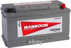 Hankook Xv110 12v 110ah Battery Discharge Slot For Leisure, Caravan, Camping C
