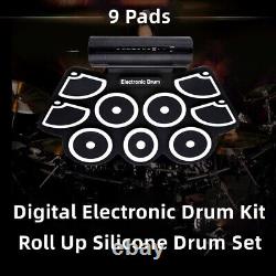 'High-quality digital electronic drum set with pedals'