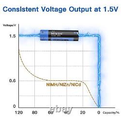 Hixon AA 1.5 V Lithium Rechargeable Battery Constant Output