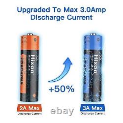 Hixon AA Battery 1.5V Lithium Rechargeable AA Constant Output