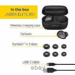 Jabra Elite 85t Wireless Earbuds True Wireless Grey And Black