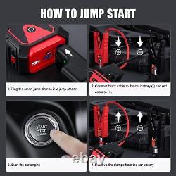 Jump Starter Car Battery 3000A Auto Battery Booster for 12V Vehicle