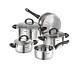 Karcher 125457 Mia Cookware Set With Glass Lid Suitable For Induction