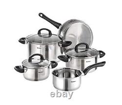 Karcher 125457 Mia Cookware Set with Glass Lid Suitable for Induction