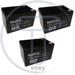 Kit 3x 12v 14ah Batteries Lead Battery 151x99x100mm Ups 36v Anti-theft Alarms