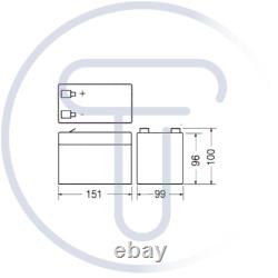 Kit 3x 12v 14ah Batteries Lead Battery 151x99x100mm Ups 36v Anti-theft Alarms