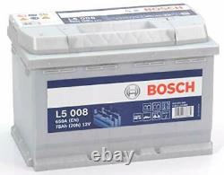 L5008 Battery Slow Discharge 12v, 75 Ah, 650a Leisure, Camping-cars Boats
