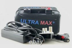 LITHIUM golf cart battery, 12V, 18Ah, 27+ holes, Hill Billy connector