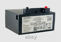 LITHIUM golf cart battery, 12V, 18Ah, 27+ holes, Hill Billy connector