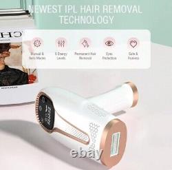 Laser Hair Remover with Pulsed Light - Permanent Hair Removal