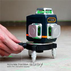 Level 2x360° Green Laser Rotary Support, Built-in Li-ion Battery Cigman Laser