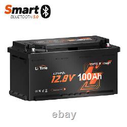Lithium Battery 12V 100Ah H190 LiFePO4 Bluetooth App Real Time Monitoring