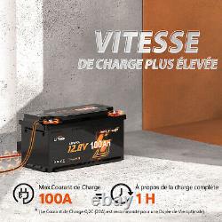 Lithium Battery 12V 100Ah H190 LiFePO4 Bluetooth App Real Time Monitoring