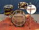 Ludwig Usa Vistalite 50th Birthday Fab Rouge Yellow 22,13, 16