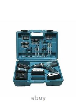 MAKITA Cordless Hammer Drill Driver + 2 18V Batteries + 74 Accessories