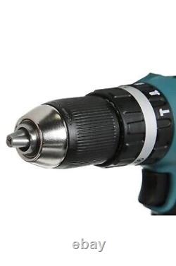 MAKITA Cordless Hammer Drill Driver + 2 18V Batteries + 74 Accessories
