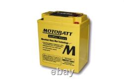 MOTOBATT MBTX14AU Battery (4 poles)
