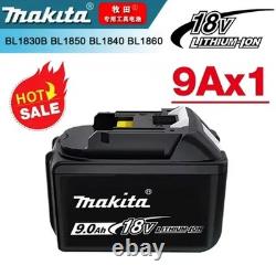 Makita 18V 6Ah BL1840 BL1860 Genuine Lithium Battery 9.0Ah x1