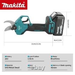 Makita 18v Battery Professional Cordless Electrician Scissors Pruning Shears Cut