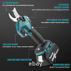 Makita 18v Battery Professional Cordless Electrician Scissors Pruning Shears Cut