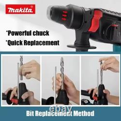 Makita Cordless 26mm Rotary Hammer Drill, New Lithium Battery, FR, USB Lamp