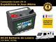 Marine Battery Slow Discharge 80ah 500 Cycles Of Life Dc24mf Hankook