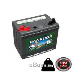 Marine Battery Slow Discharge 80ah 500 Cycles Of Life Dc24mf Hankook