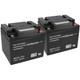 Multipower Compatible Lead-acid Battery For E-mobil Cascare, 2 X 12v 50ah Mp