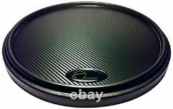 Offworld Percussion Invader V3 Practice Pad With Black Rim And Black Vinyl/my