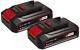 Original Einhell Battery Pxc-twinpack 25 Ah Power X-change Li-ion 18 V 2 Ba
