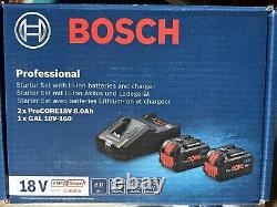 Pack Two Bosch ProCore 18V 8.0 Ah Batteries with Charger