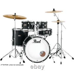 Pearl Decade Maple 5-Piece Rock Drum Set 22' in Satin Slate Black