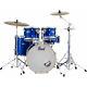 Pearl Export Fusion 20'' 5-piece Drum Kit High Voltage Blue