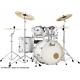 Pearl Export Rock 22'' Matte White Drum Kit With Cymbals