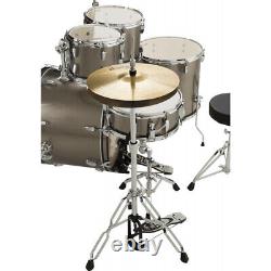 Pearl Roadshow Rock 22'' 5-Piece Drum Kit in Bronze Metallic + Sabian Solar Pack