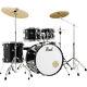 Pearl Roadshow+ Rock 22'' 5-piece Drum Set Jet Black + B-50 + Sabian Sola Pack
