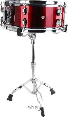 Percussion Drum Kit Battery Set Bass Drum Cymbals Stands Stool Sticks