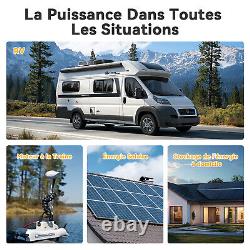 Power Queen 12V 140Ah LiFePO4 Battery with Bluetooth, 150A BMS & Max. 1920W Power