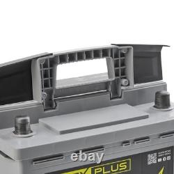 RIDEX PLUS 1S0008P Starting Battery 12V 66Ah 660A EN for VW GOLF VI (5K1)