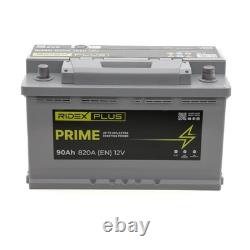 RIDEX PLUS 1S0175P Starter Battery 12V 90Ah 820A EN for VW TIGUAN (AD1)