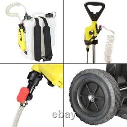 Rechargeable Electric Battery-Powered Sprayer on Wheels or Backpack