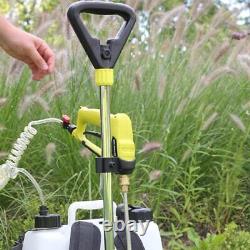 Rechargeable Electric Battery-Powered Sprayer on Wheels or Backpack