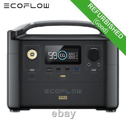 Refurbished Ecoflow River Pro Solar Generator 720Wh Power Station