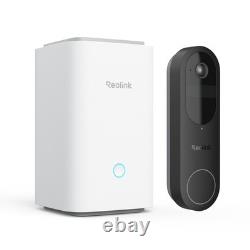 Reolink Security System with 2K Battery Video Doorbell Home Hub + Doorbell